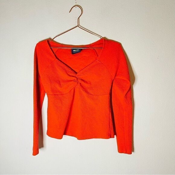 NWOT Anthropologie Maeve Red Crepe Sweetheart Top Small - Picture 5 of 8